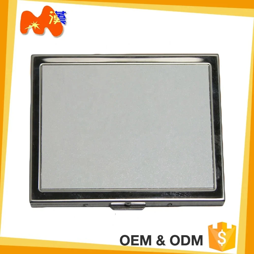 Promotional Company Business Gifts Men's Cigarette Storage Box Sublimate Blanks Metal Cigarette case