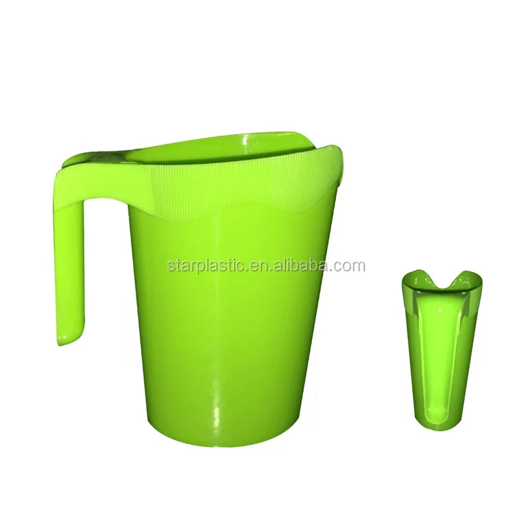 China Factory Popular Plastic Milk Pitcher with Handle Milk Bag Holder Pitcher