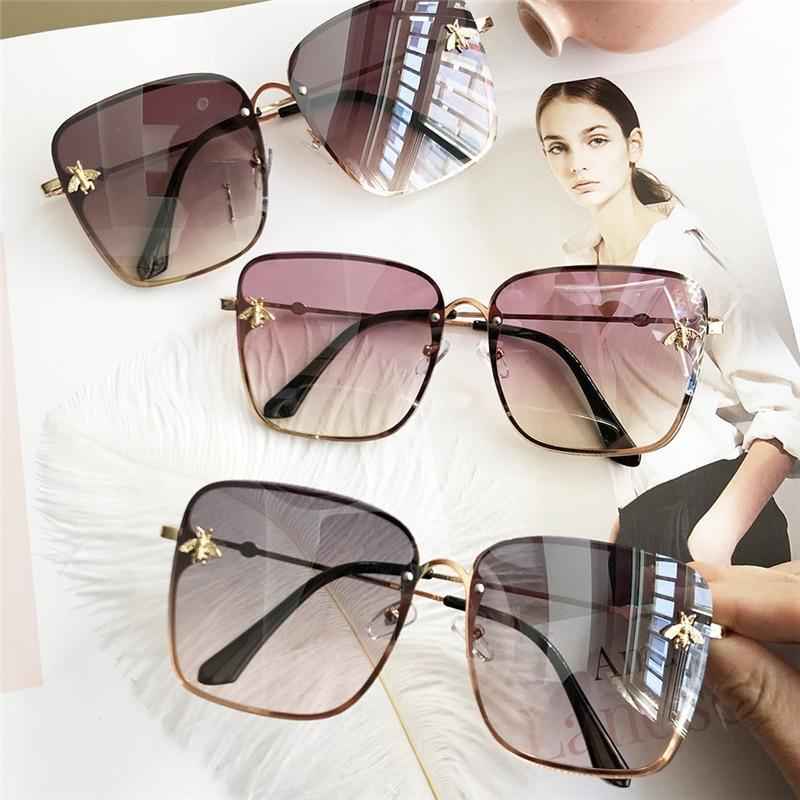 Popular brand  Oversize Square Sunglasses For Women and Ladies  Luxury Driving Superstar  Designer Sunglasses With Shades and Gradient Glasses With  UV400 Protection