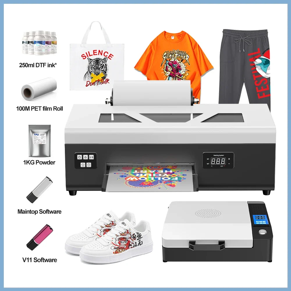New A4 L805 DTF Printer T-shirt Prining Machine Direct to Film Transfer Printer for L805 Head
