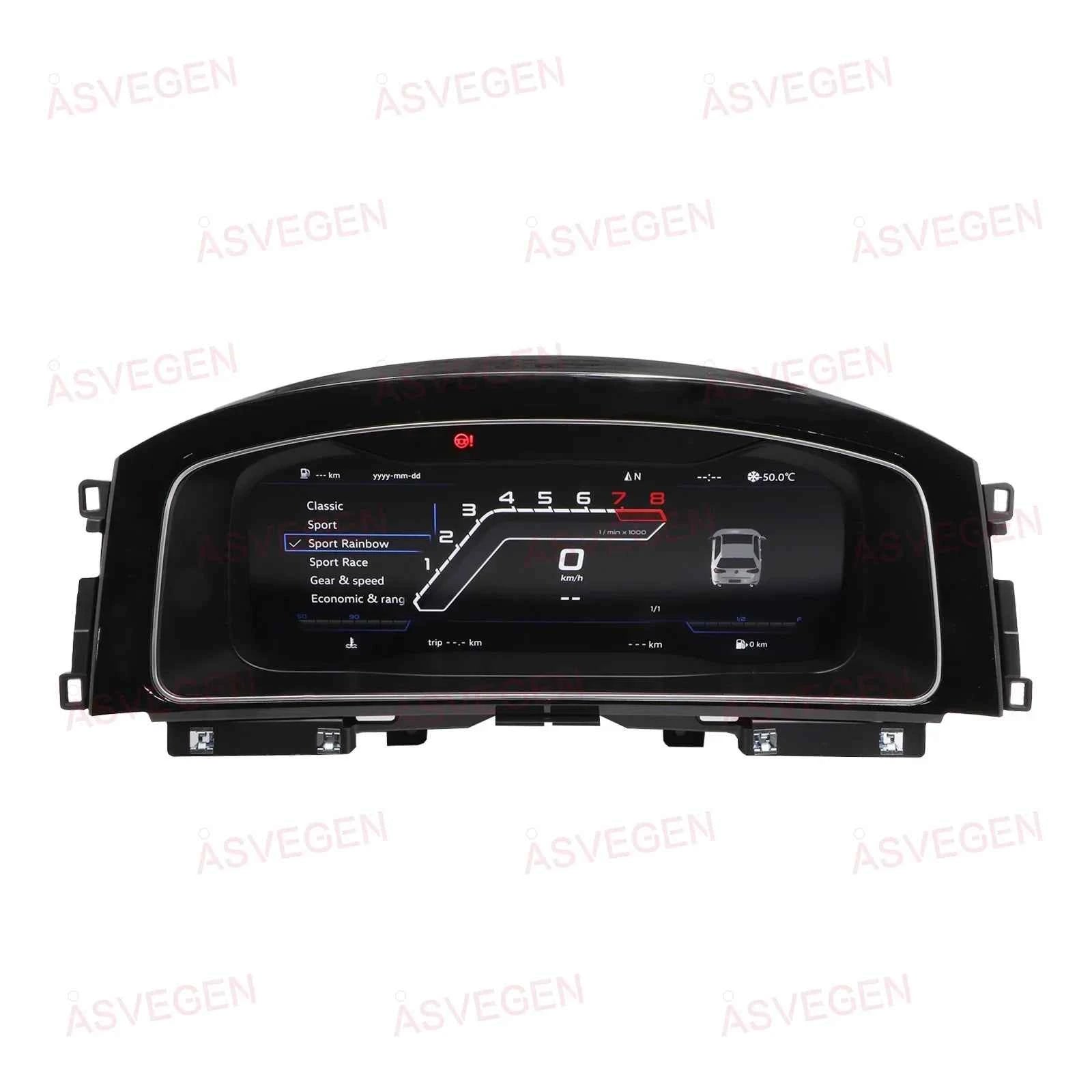 For Volkswagen VW Golf 7/7.5 2013-2020 LCD Dashboard Panel 12.3" Display Digital Cluster Virtual Instrument CockPit Speedometer