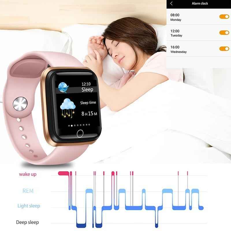 Modern NEW Luxury Smart Watch For Women Sports Smart Bracelet IP67 Waterproof Watch With Pedometer Heart Rate Monitor and LED Color Screen For Android and IOS