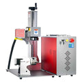 Duty-Free US DE Stock Free Shipping Portable 60w 100w Jpt M7 Source Mopa Color Metal Fiber Laser Marking Machine With D80 Rotary