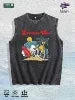 ROOST Waterfowl Deer Graphic Washed Vest US Warehouse 3 Colors Cotton Tank