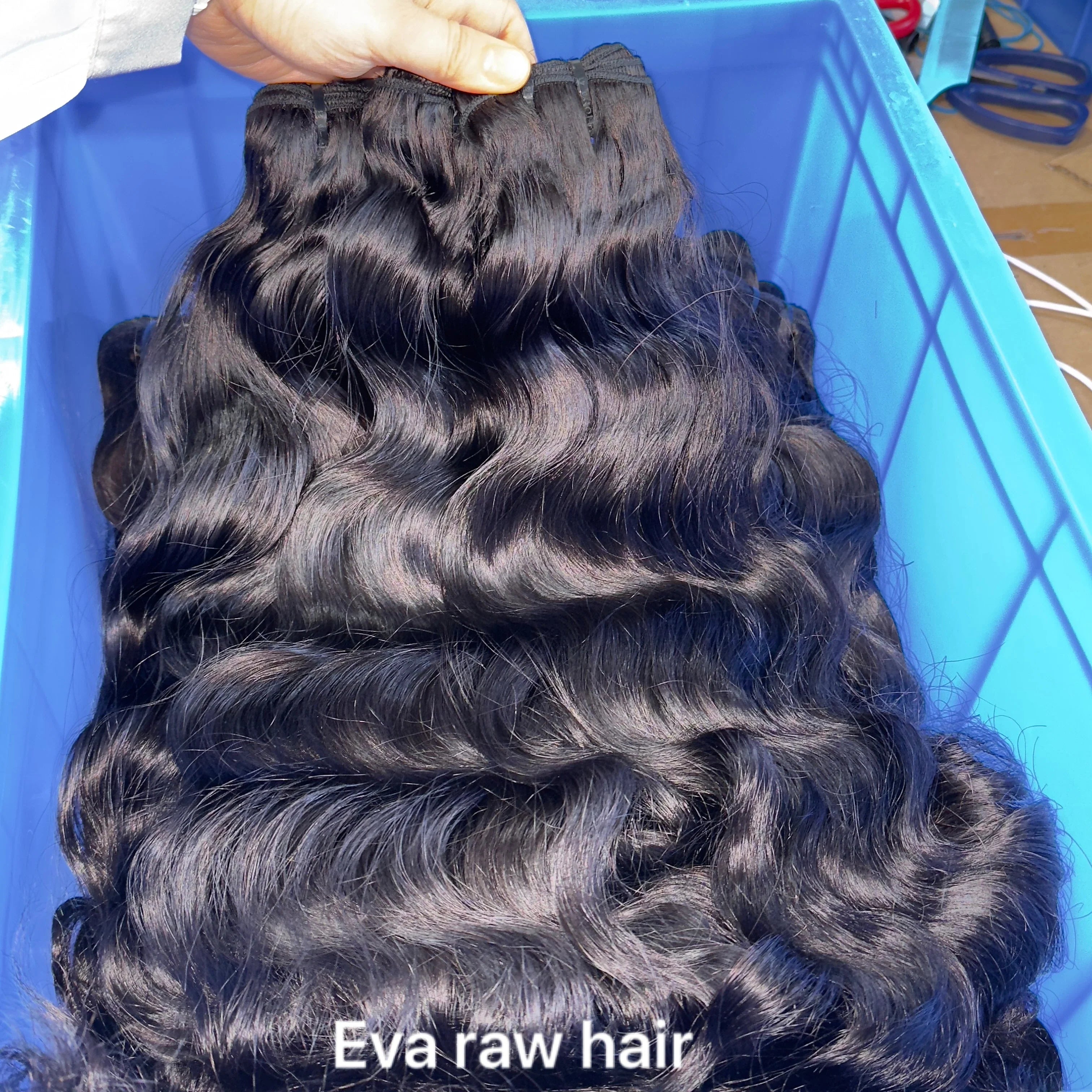 Cheap Quality Burmese Curly Raw Human Hair Bundles for Braids Water Natural Wave