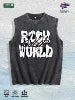 RICH WORLD CLUB Graphic Washed Vest US Warehouse 3 Colors Cotton Tank