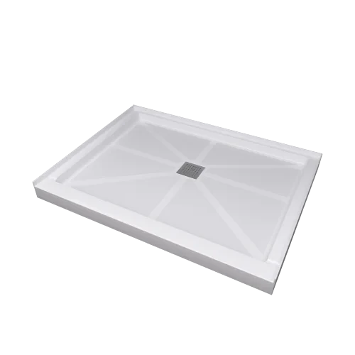 Free Shipping 48"x36" Corner Shower Pan Bathroom Non-slip Shower Base