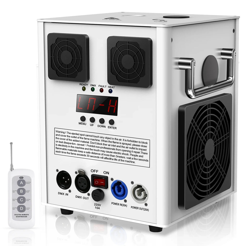 U`King 600W Cold Spark Machine With Wireless Remote for Wedding Vocal Concert Stage Effect Equipment Fireworks Fountain Machine