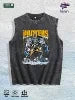 PACKERS Football Graphic Washed Vest US Warehouse 3 Colors Cotton Tank