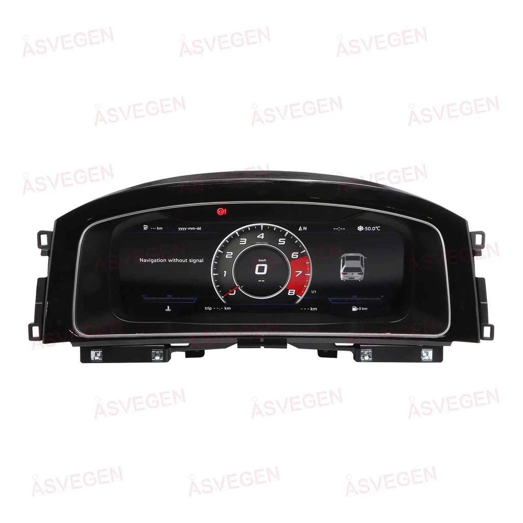 For Volkswagen VW Golf 7/7.5 2013-2020 LCD Dashboard Panel 12.3" Display Digital Cluster Virtual Instrument CockPit Speedometer