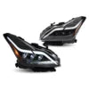 HCMOTIONZ LED Headlights for Infiniti G37 2008-2013 Animation DRL Q60 Coupe Convertible 2014-2015 Car Front Lamps Assembly