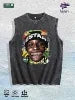ESTAR 2024 Graphic Washed Vest US Warehouse 3 Colors Cotton Tank