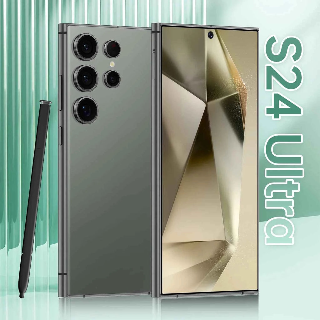 Hot Selling S24 ULTRA Original 16GB+1TB 7.3 Inch Full Display 48MP+108MP Android 14 16GB+1TB Mobile Cell Phone Smartphone