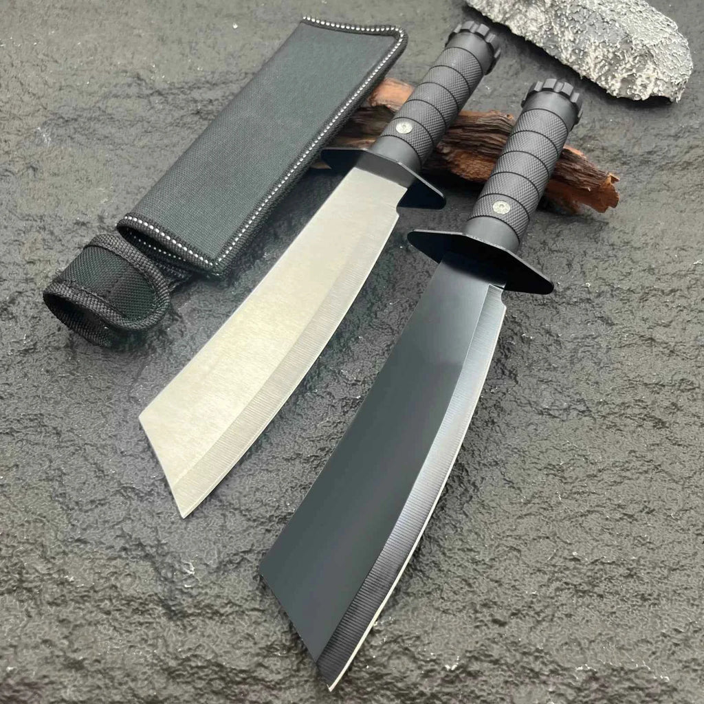 High - Hardness Integral Full - Tang Fixed Blade Knife for Wild Camping Multi - Functional Camping Outdoor Tactical Knife