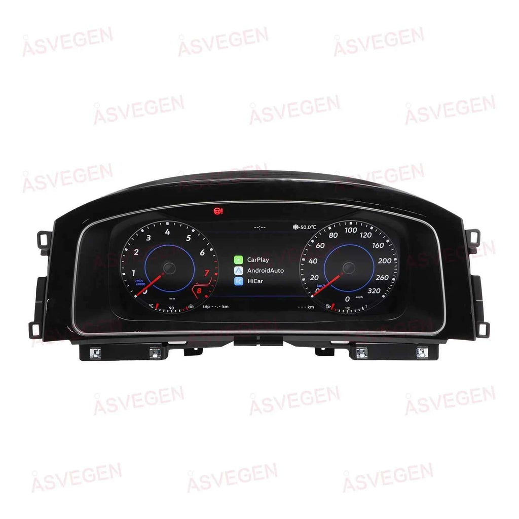 For Volkswagen VW Golf 7/7.5 2013-2020 LCD Dashboard Panel 12.3" Display Digital Cluster Virtual Instrument CockPit Speedometer