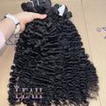 100% Unprocessed Raw Human Curly Hair Extensions Raw Wave Weft Bundles Vietnamese Burmese Curly for Party
