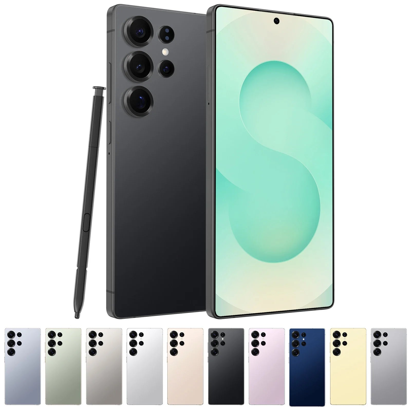 S25 Ultra 5G Smartphone 512GB Storage 7.3 Inch High Quality Android Dual Language (Spanish English) 65W Quick Charge Global LTE
