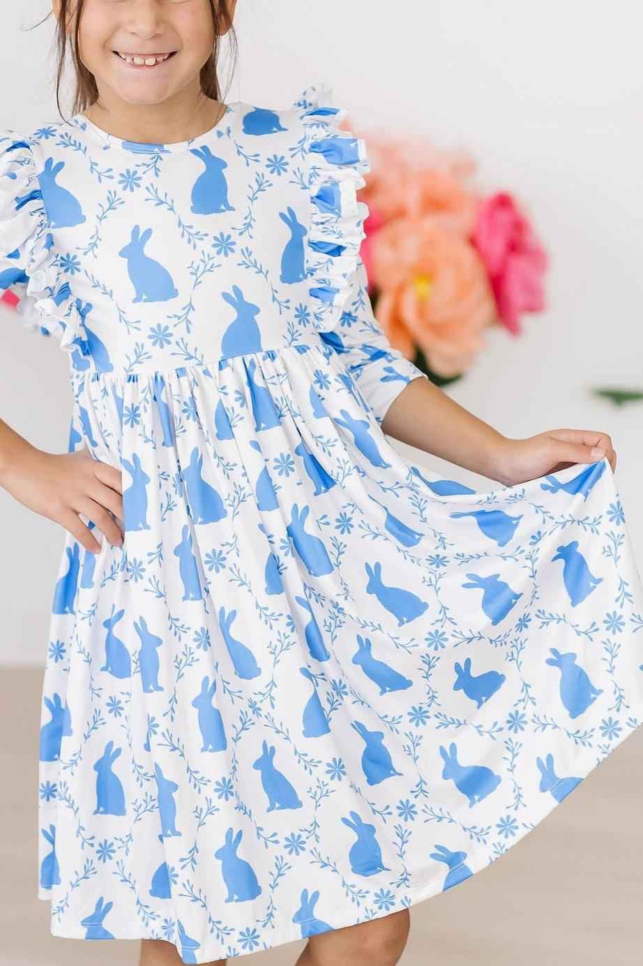 Hop 'til You Drop Ruffle Twirl Dress