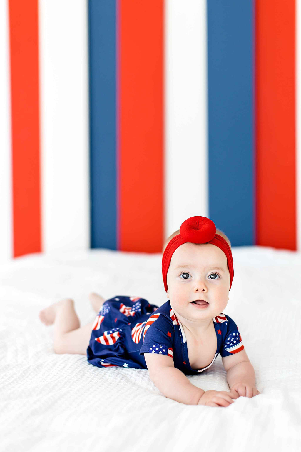 SALE I Heart the USA S/S Twirl Bodysuit