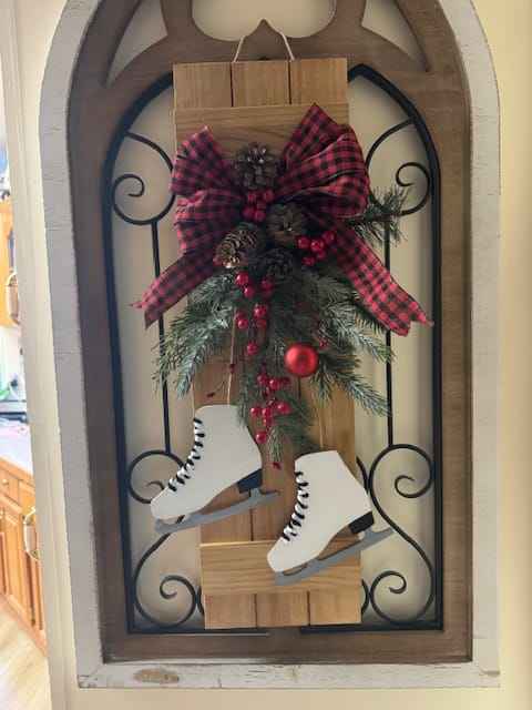 Unfinished Wood Ice Skate Shape - Winter - Craft - up to 46" DIY