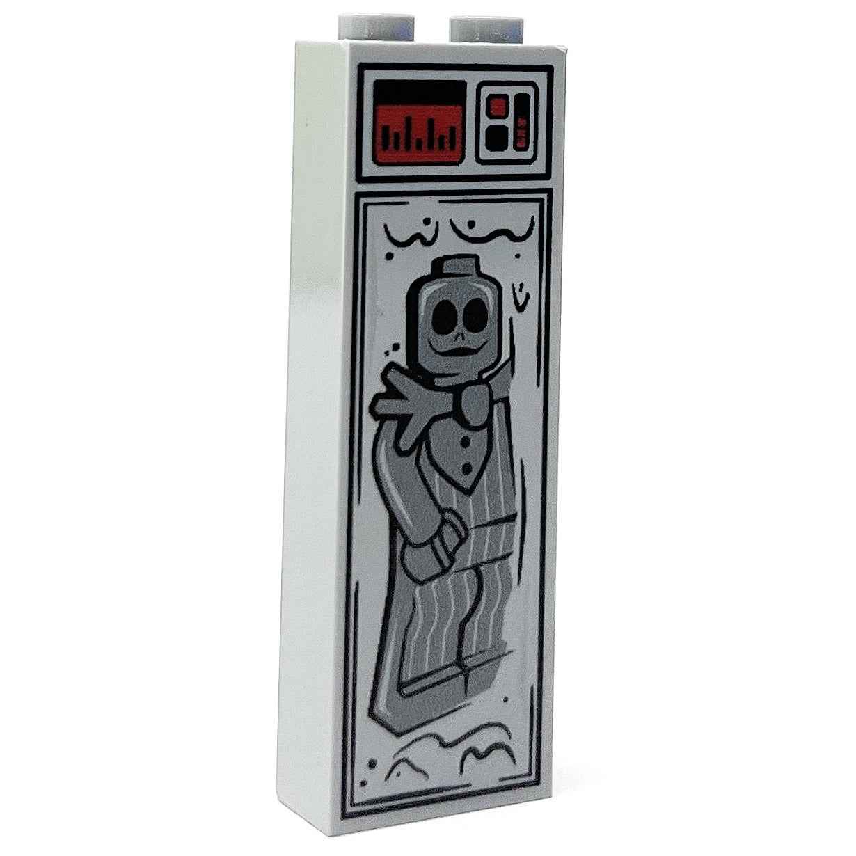 Bone Daddy (Halloween) in Carbonite (1x2x5 Brick) made using LEGO parts - B3 Customs