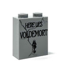 Voldemort Tombstone (Halloween) (1x2x2 Brick) made using LEGO part