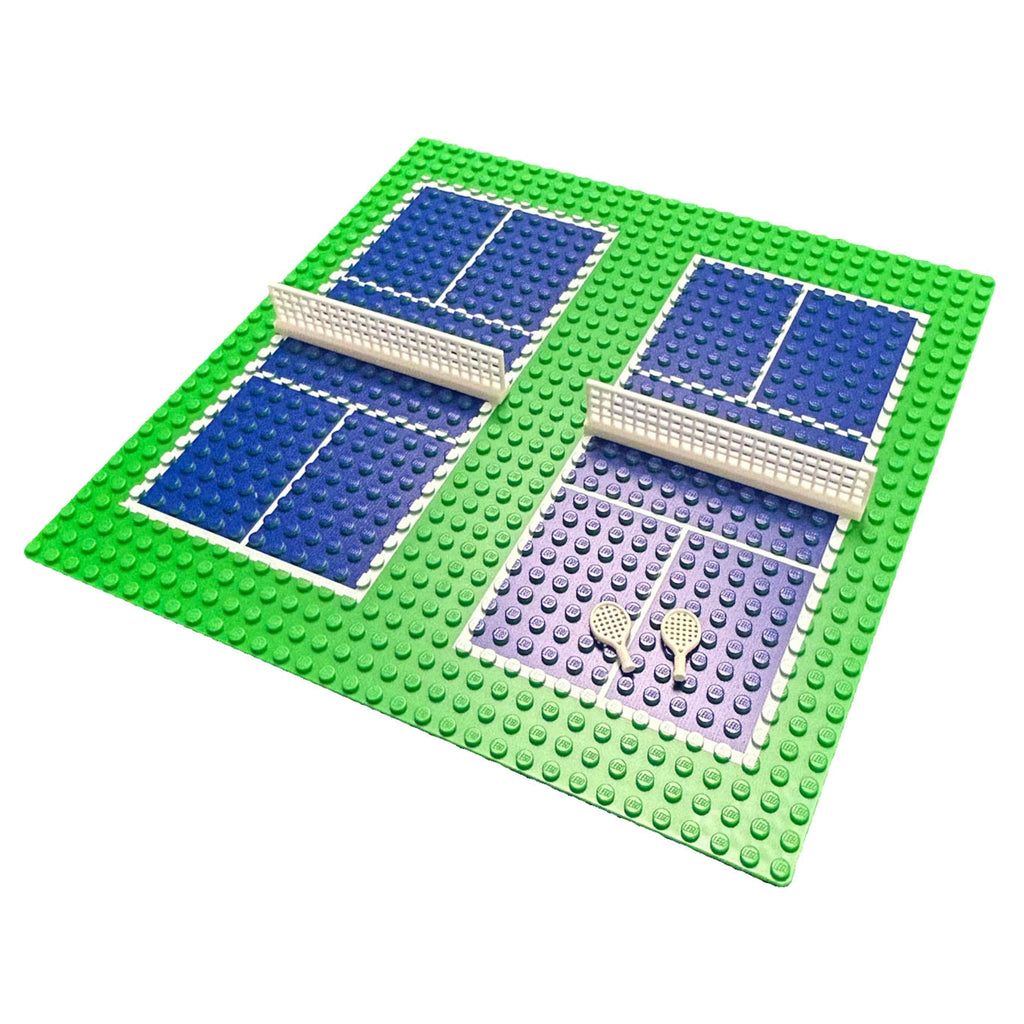 Custom Pickleball Courts made with LEGO parts - B3 Customs