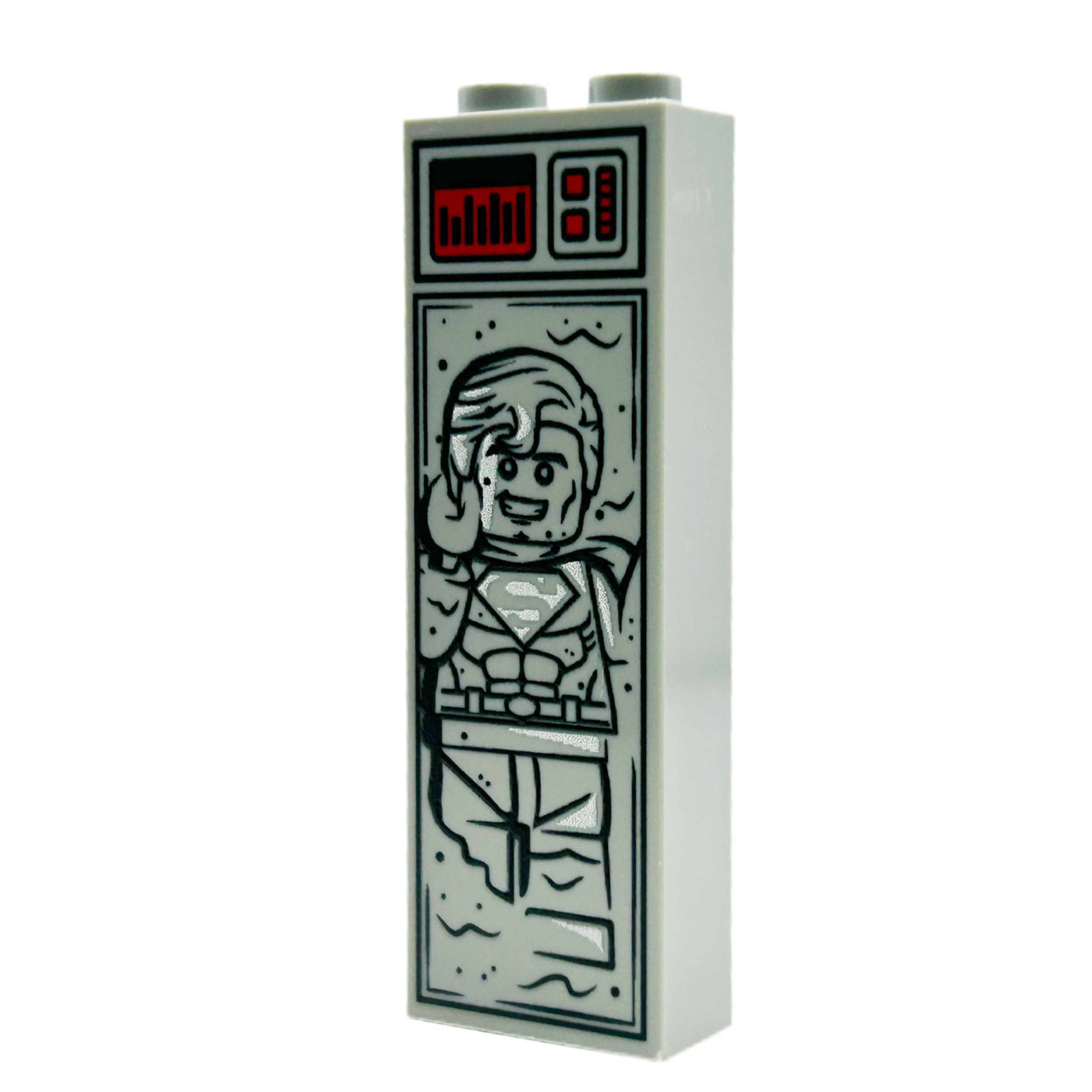 Man of Steel in Carbonite (1x2x5 Brick)