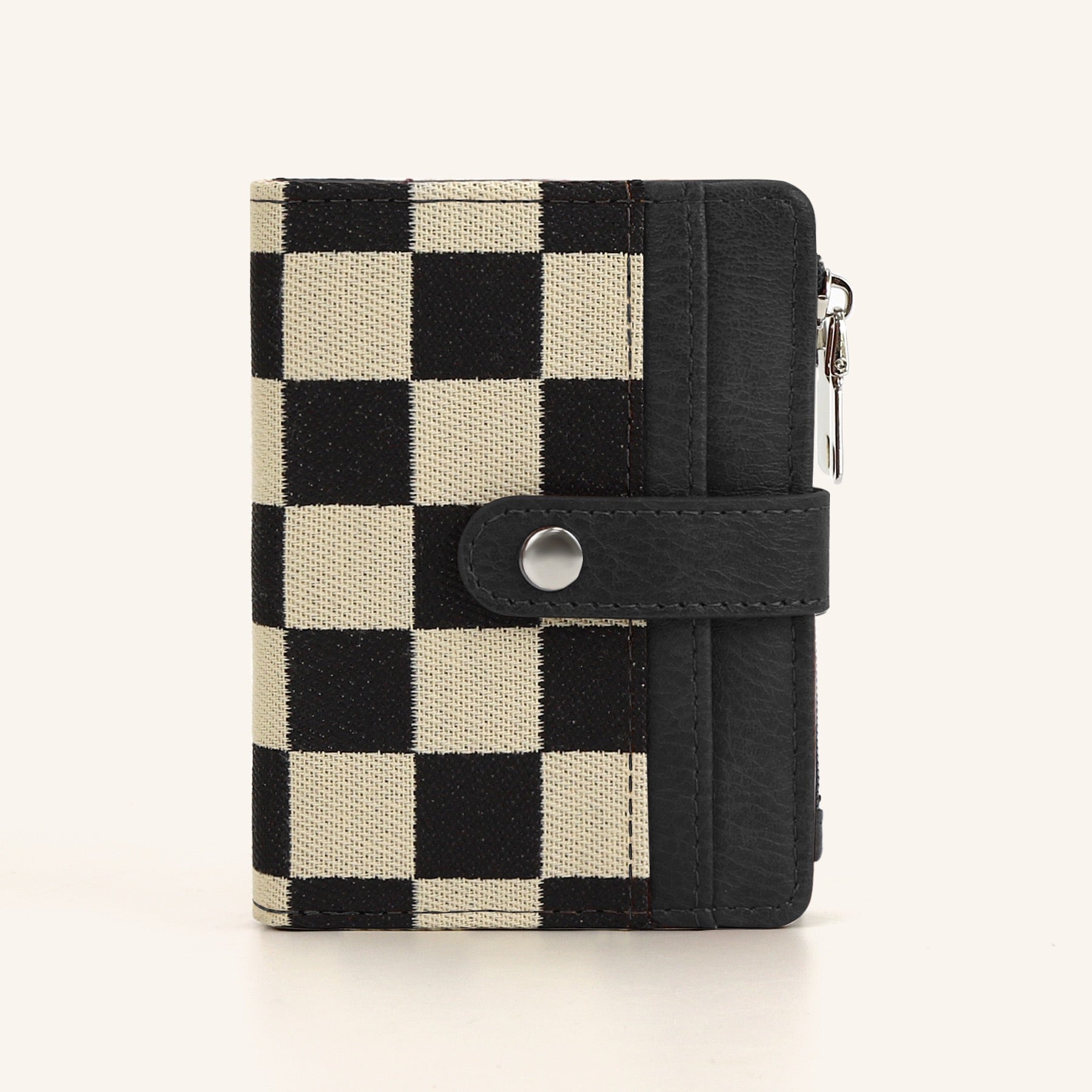 Wilma Mixed Media Fold-Over Wallet - EveryNest