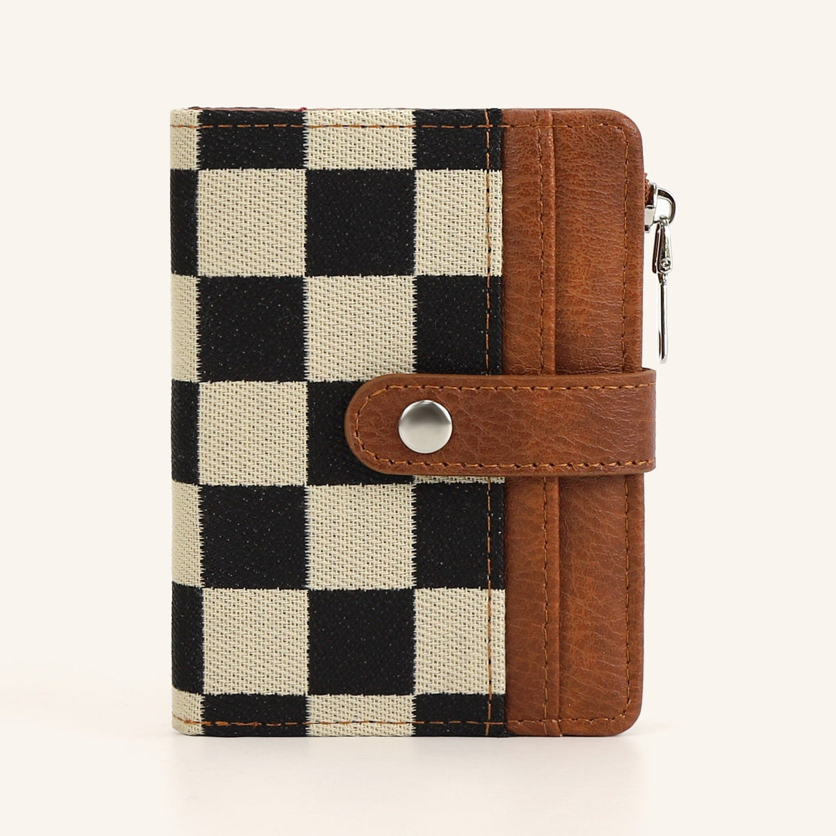 Wilma Mixed Media Fold-Over Wallet - EveryNest