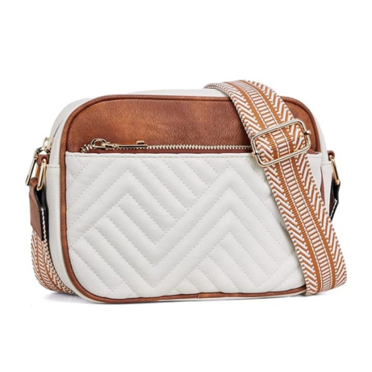 Everly Vegan Leather Camera Crossbody - EveryNest