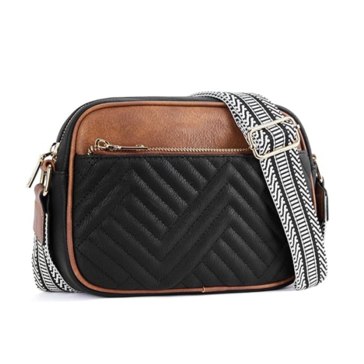 Everly Vegan Leather Camera Crossbody - EveryNest