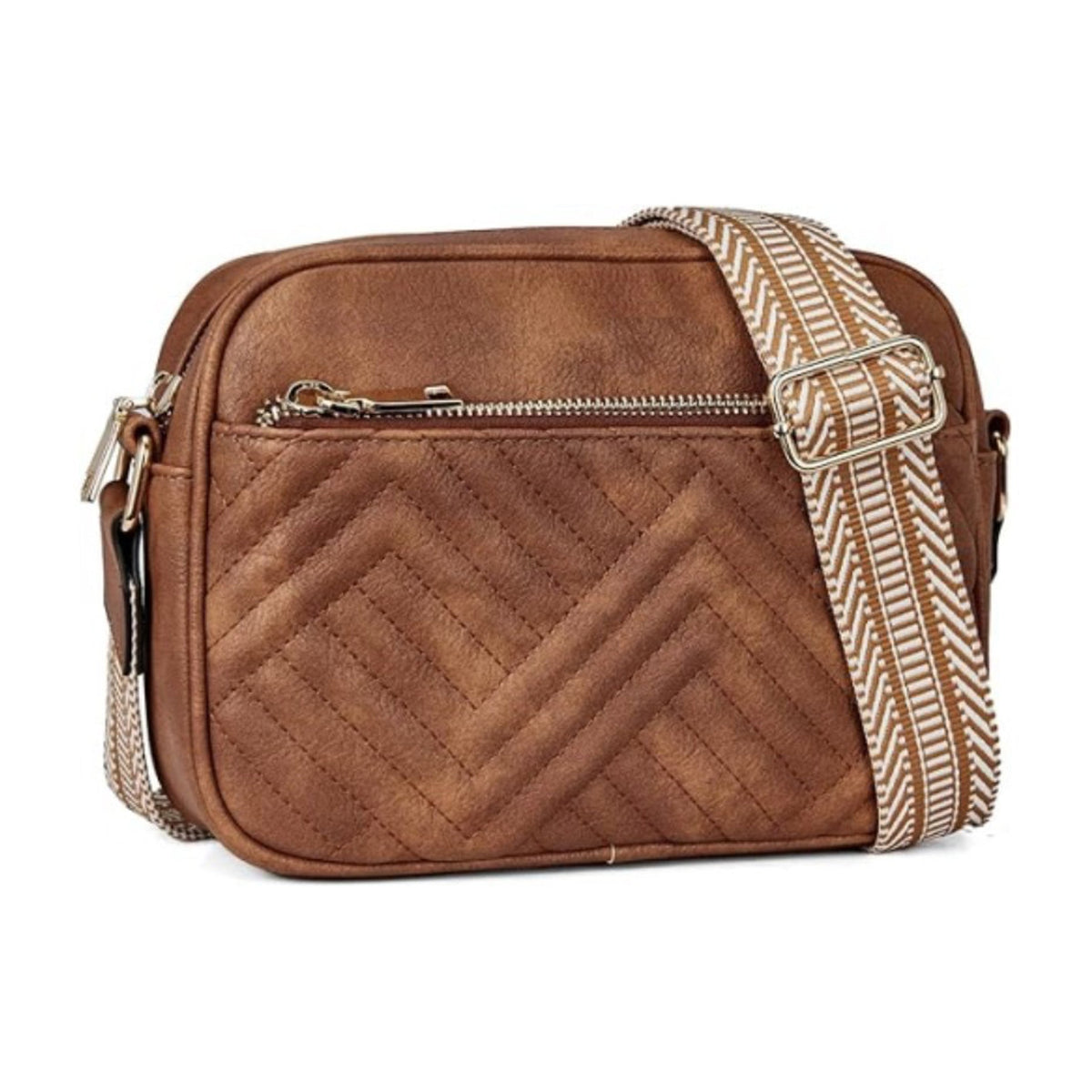 Everly Vegan Leather Camera Crossbody - EveryNest