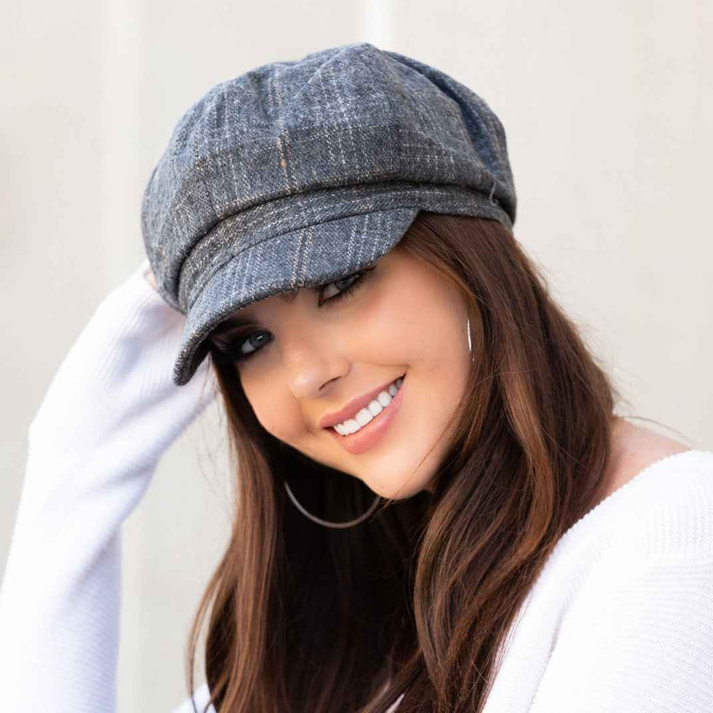 Tweed Newsboy Hats