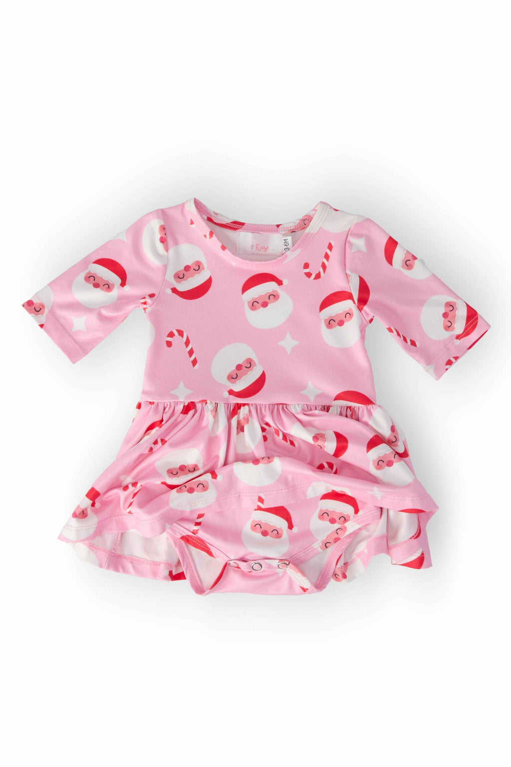 Jingle Bells 3/4 Sleeve Twirl Bodysuit