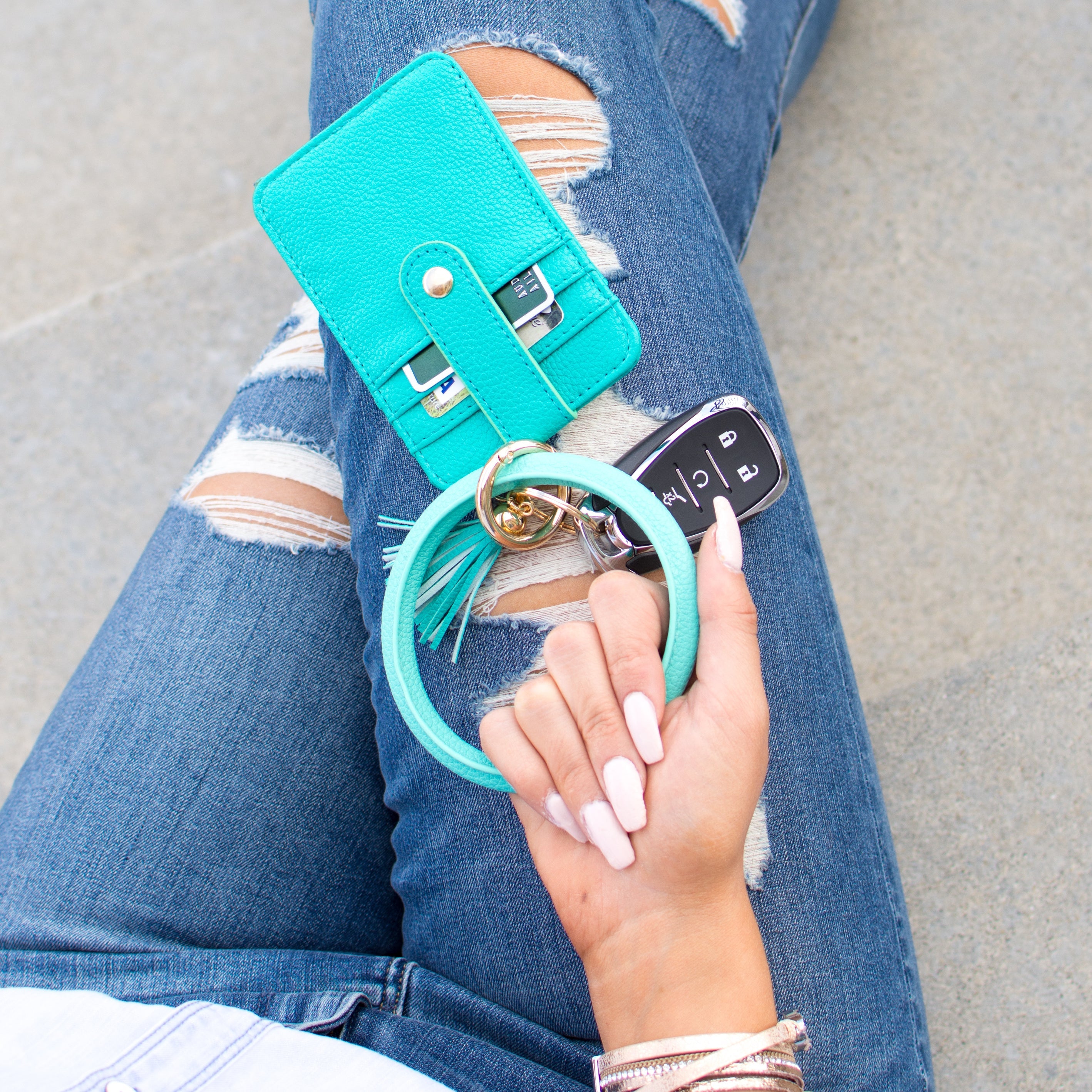 Key Ring Wallet Bracelet - EveryNest