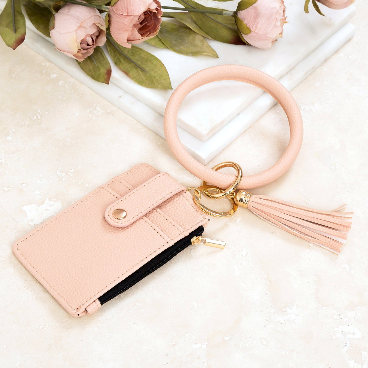 Key Ring ID Wallet Zip Bracelet - EveryNest