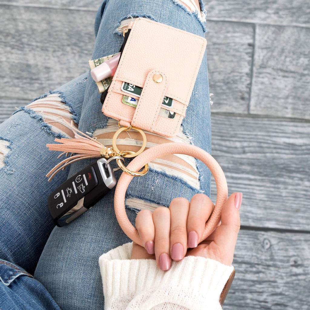 Key Ring ID Wallet Zip Bracelet - EveryNest
