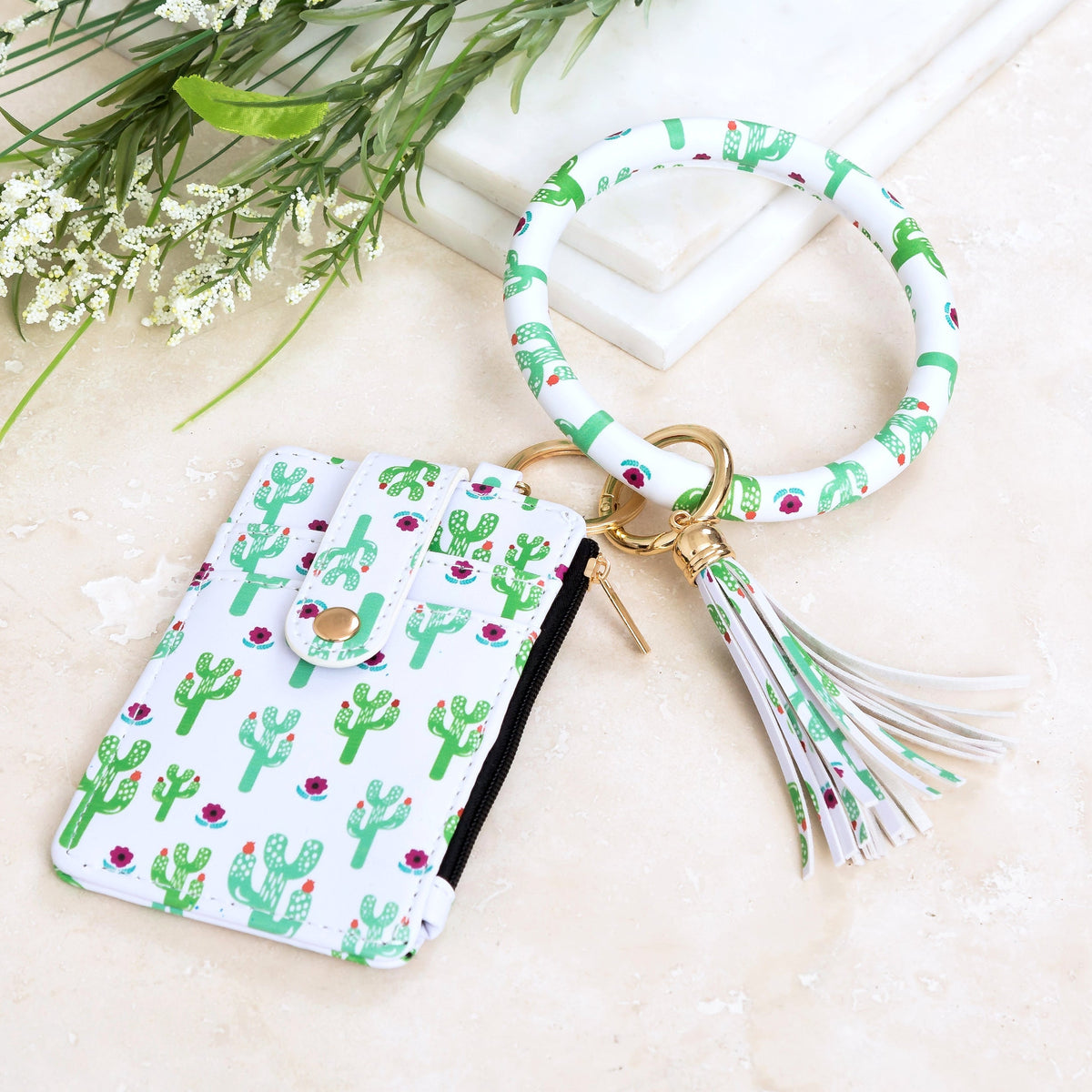 Key Ring ID Wallet Zip Bracelet - EveryNest