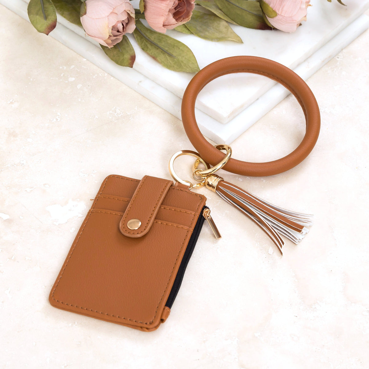 Key Ring ID Wallet Zip Bracelet - EveryNest