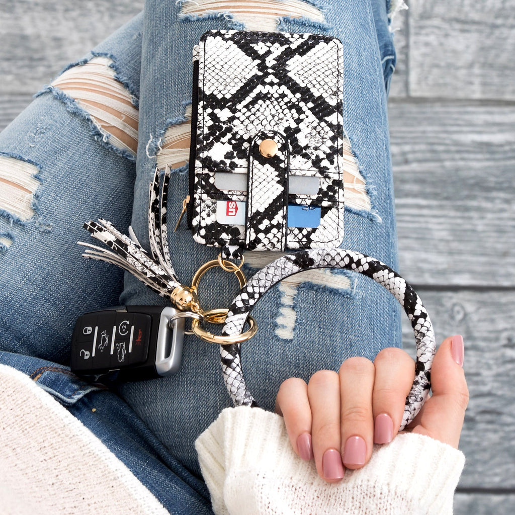 Key Ring ID Wallet Zip Bracelet - EveryNest