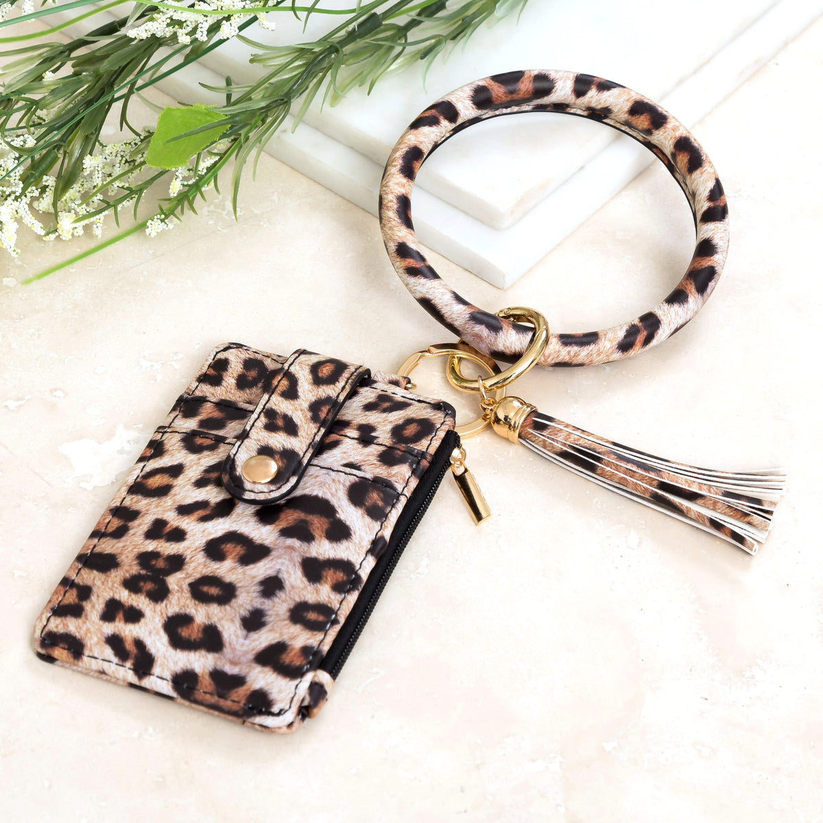 Key Ring ID Wallet Zip Bracelet - EveryNest