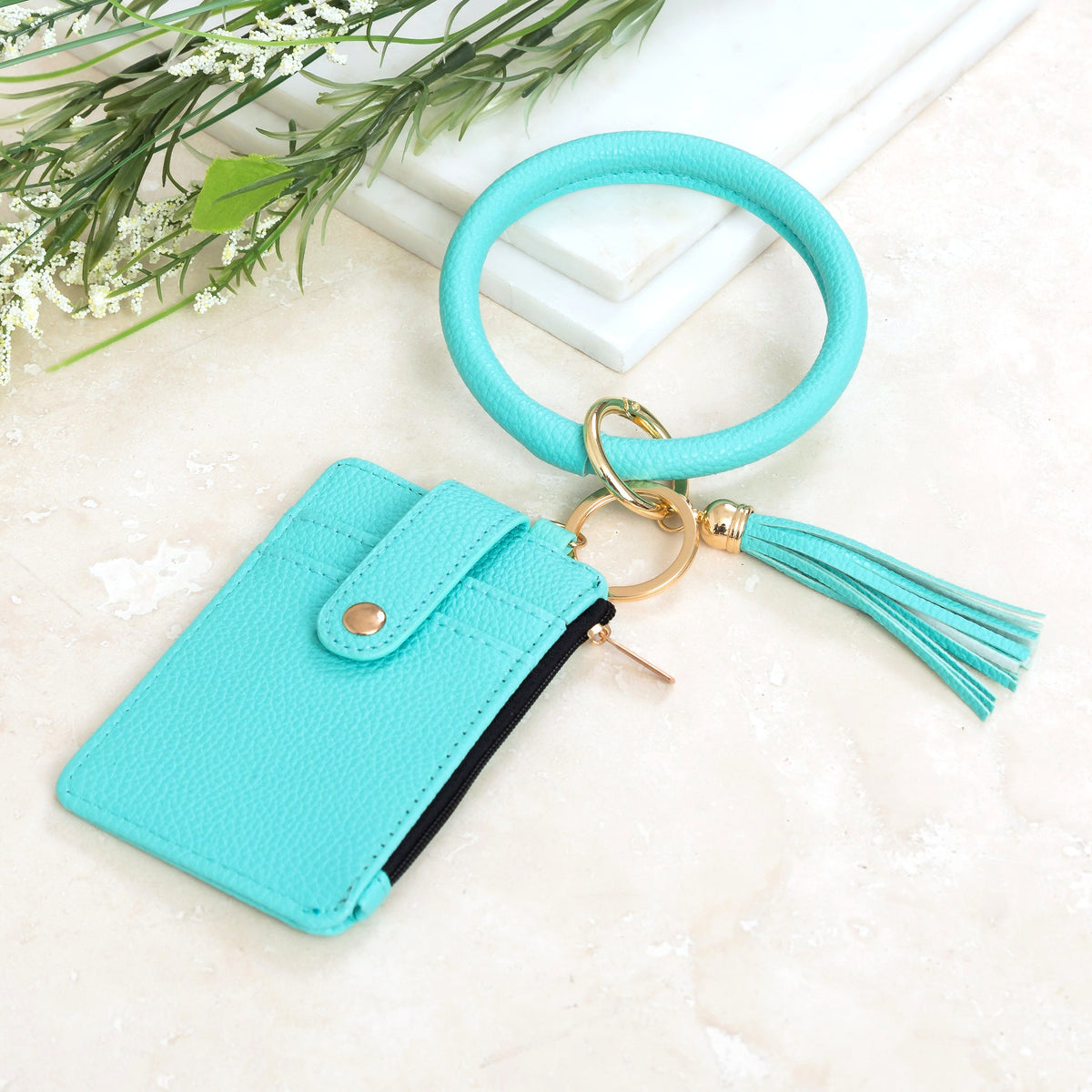 Key Ring ID Wallet Zip Bracelet - EveryNest