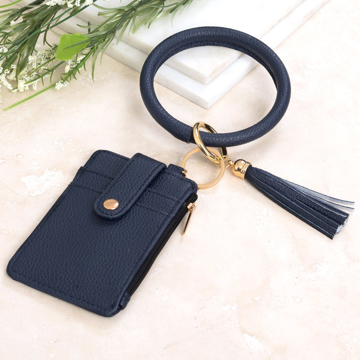 Key Ring ID Wallet Zip Bracelet - EveryNest