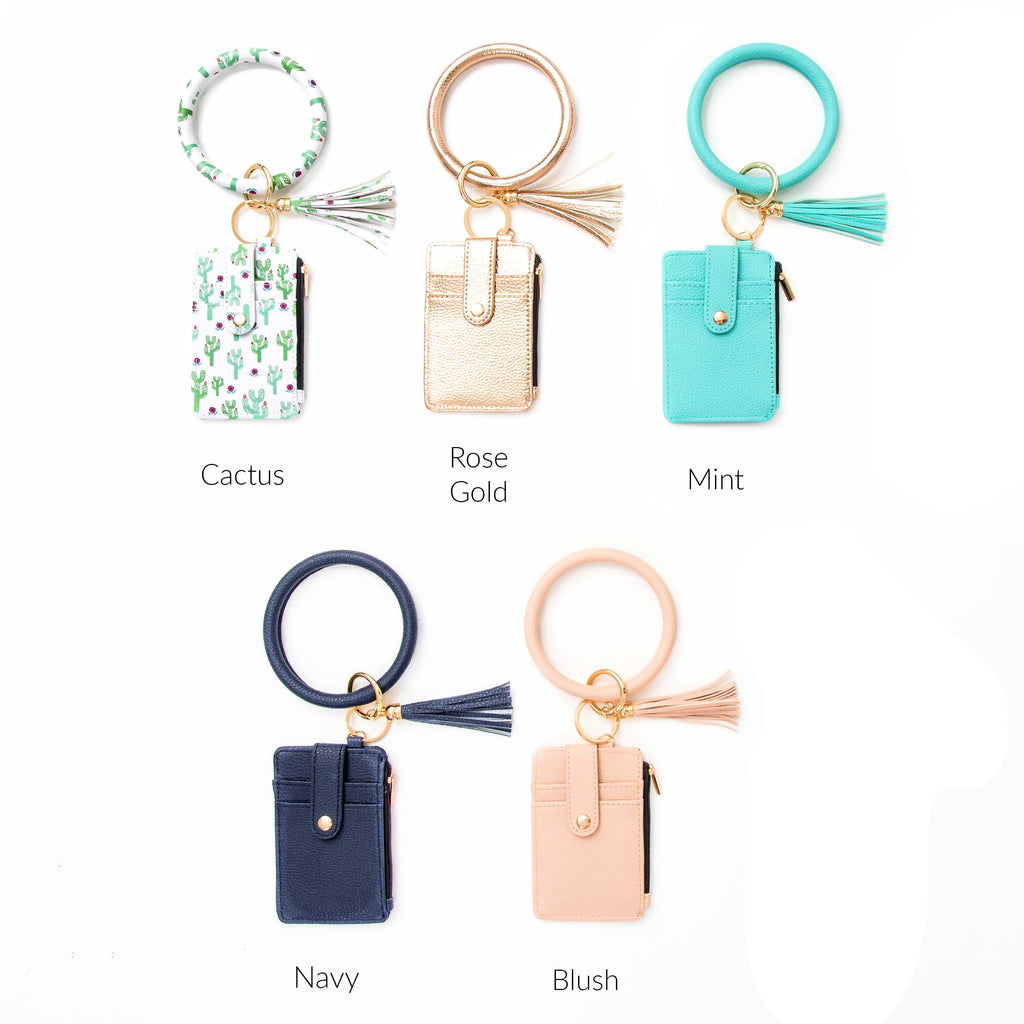 Key Ring ID Wallet Zip Bracelet - EveryNest