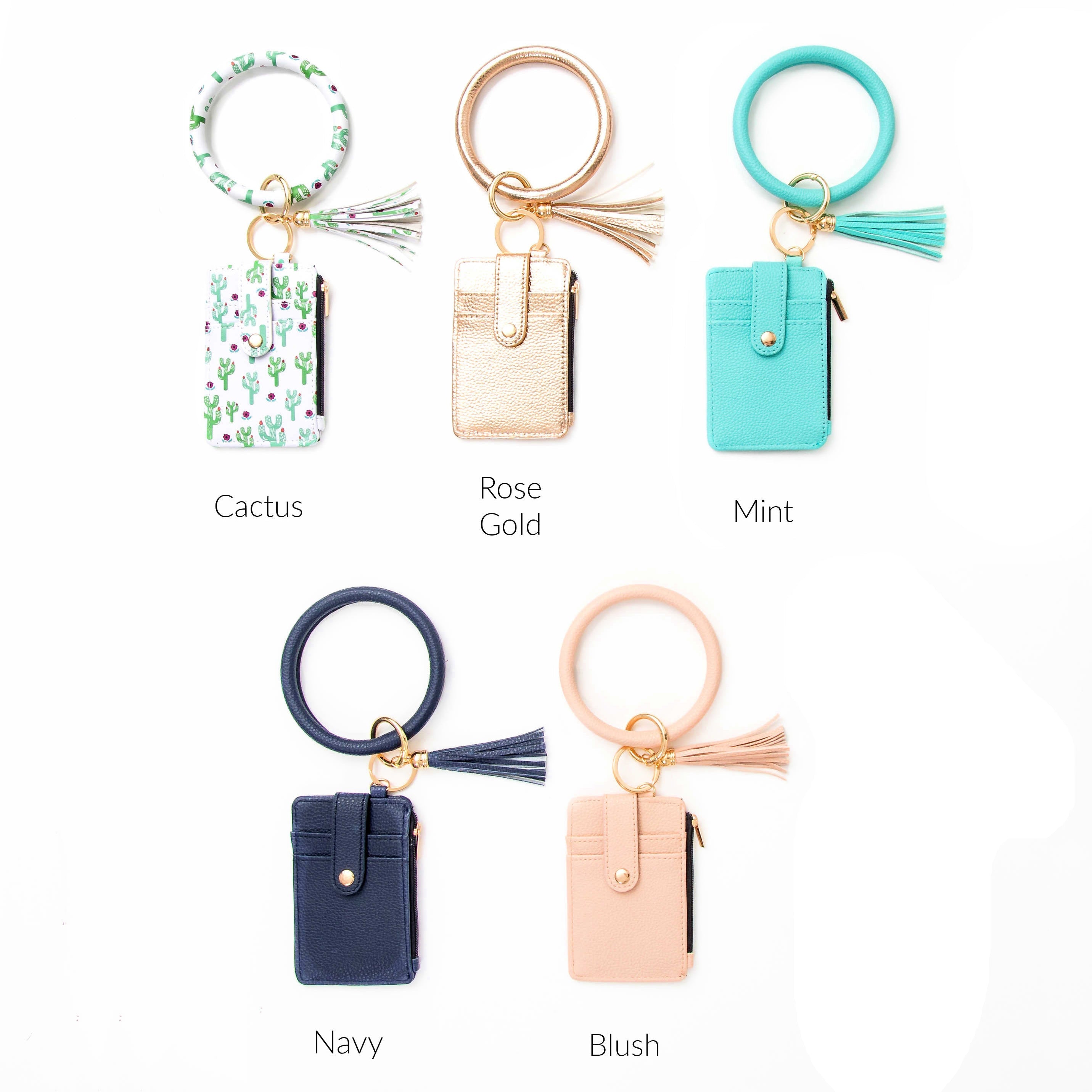 Key Ring ID Wallet Zip Bracelet - EveryNest