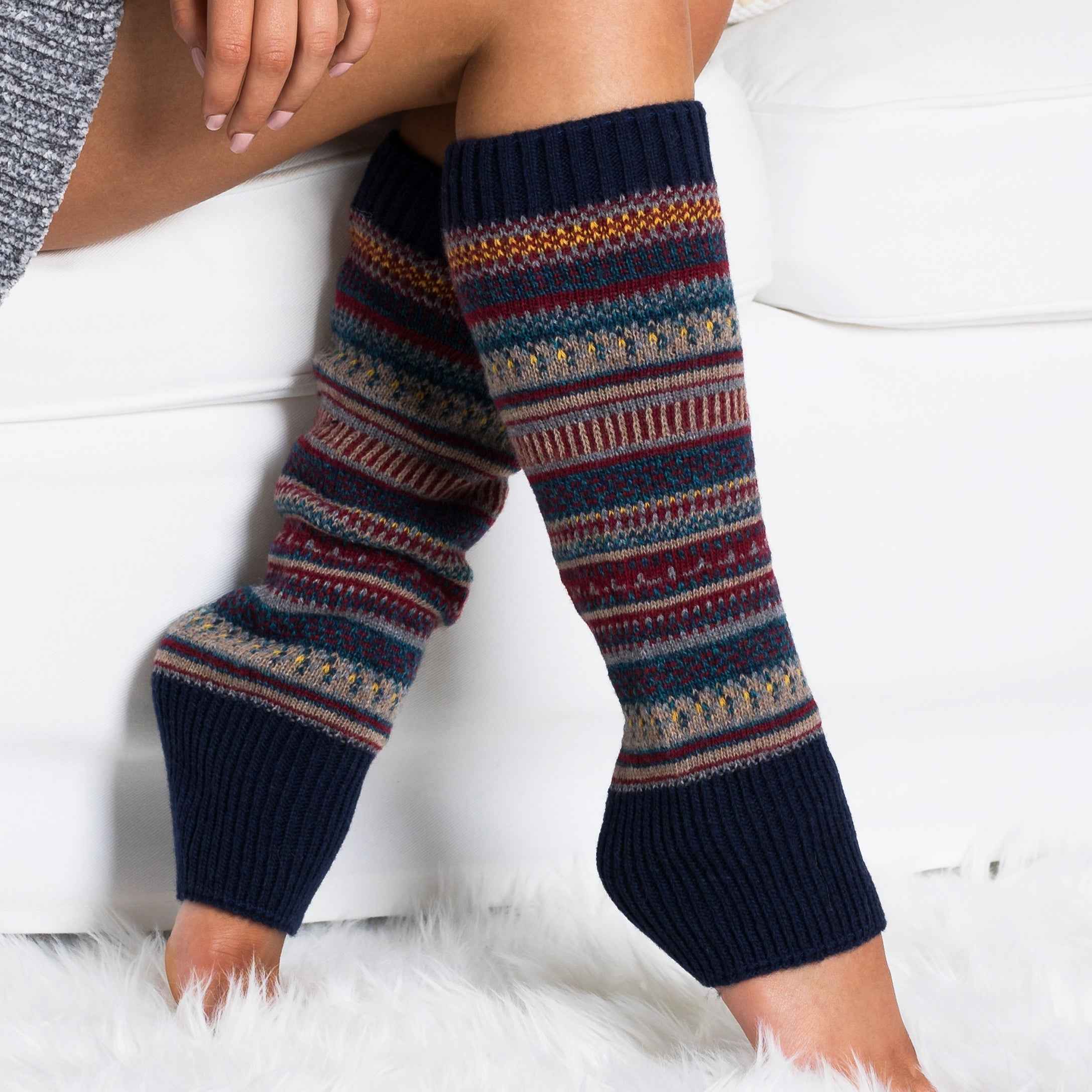 Fairisle Leg Warmers