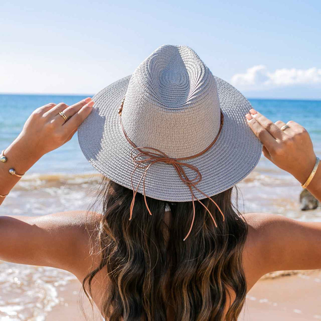 Boho Accent Panama Hat