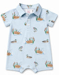 Lake Day Polo Shorty One-Piece