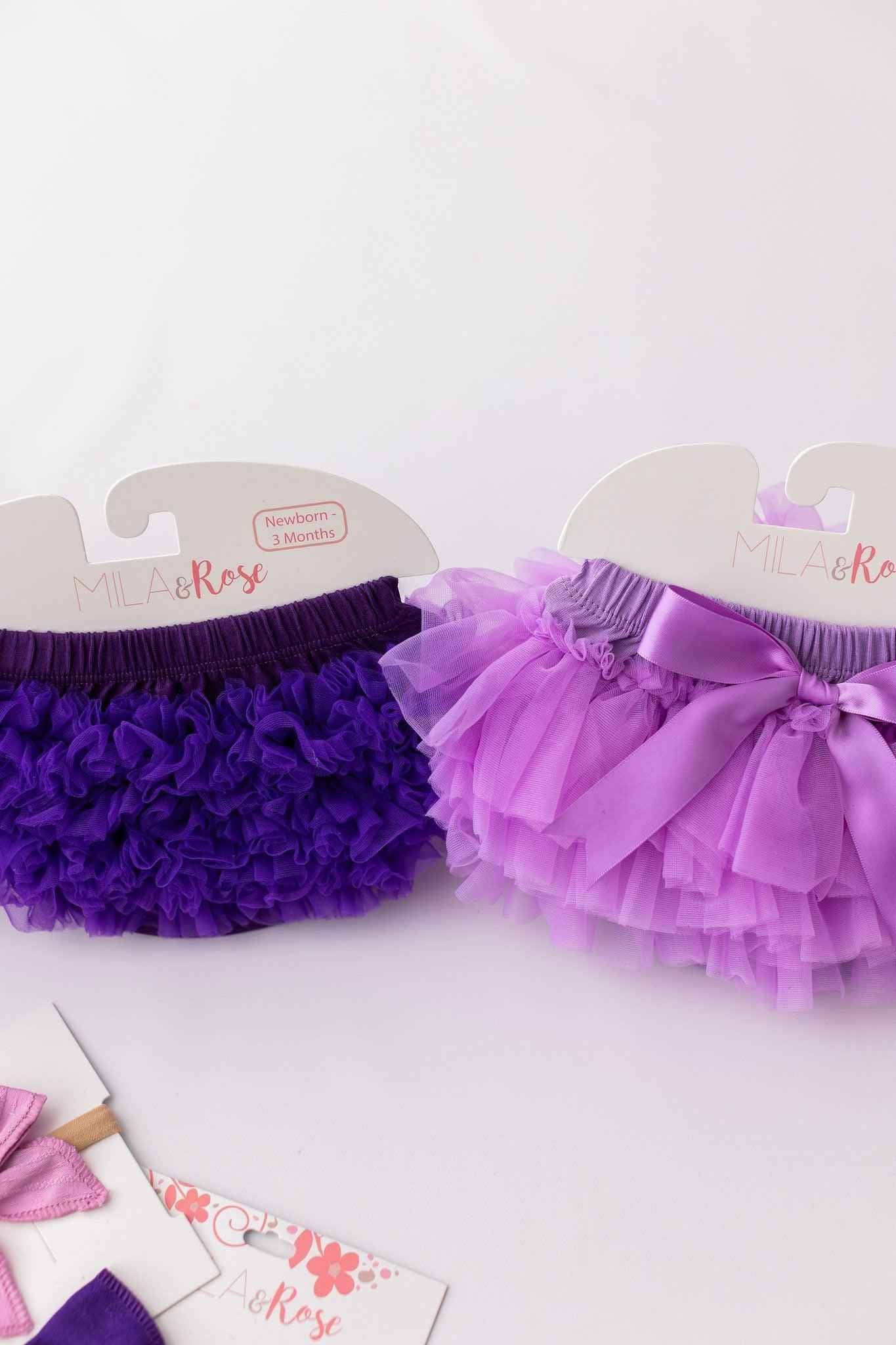 Lavender Ruffle Tutu Bloomer
